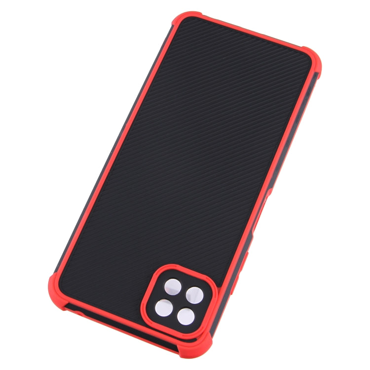 For Samsung Galaxy A22 5G Eagle Eye Armor Dual-color Shockproof TPU + PC Protective Case