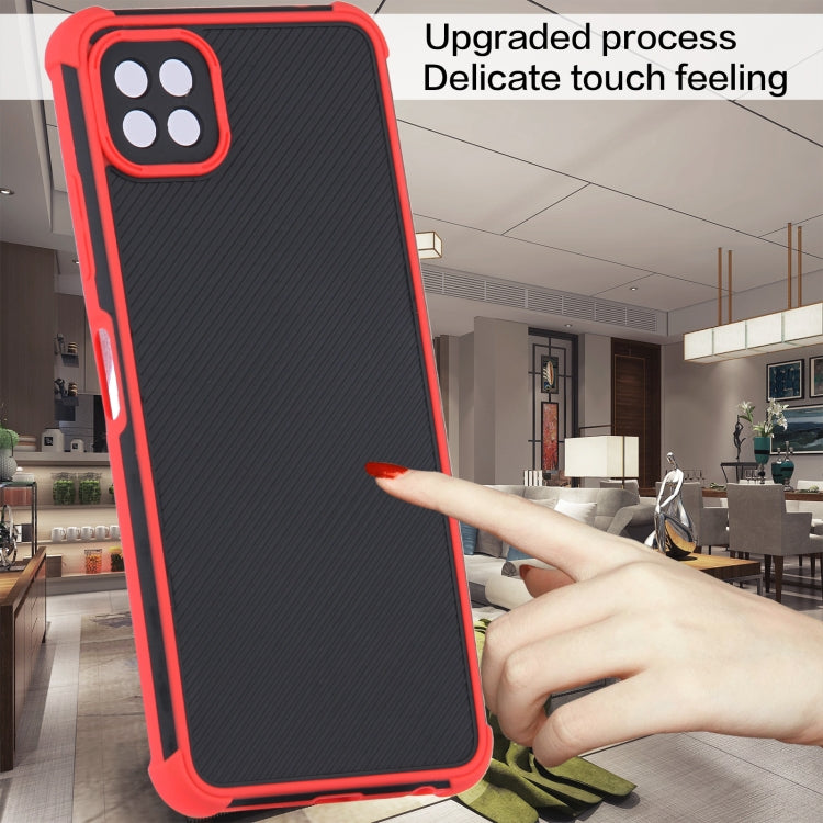 For Samsung Galaxy A22 5G Eagle Eye Armor Dual-color Shockproof TPU + PC Protective Case