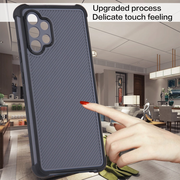 For Samsung Galaxy A32 4G Eagle Eye Armor Dual-color Shockproof TPU + PC Protective Case