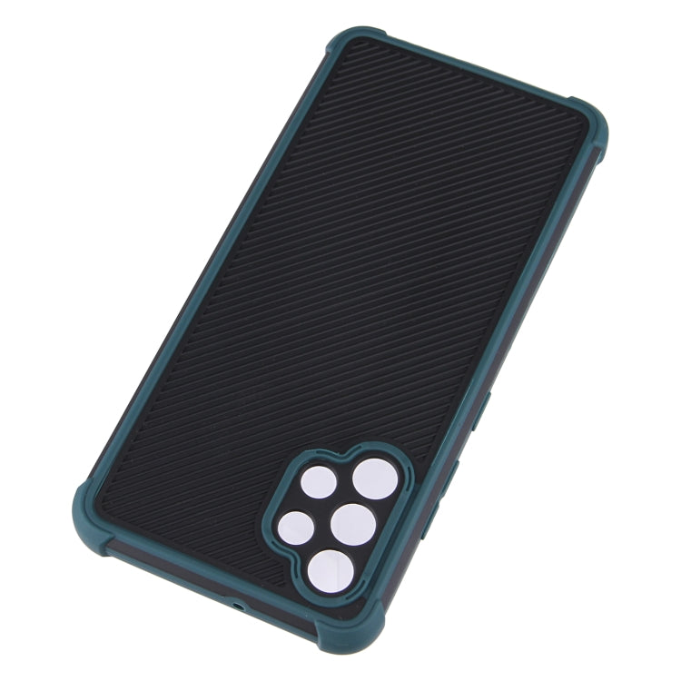 For Samsung Galaxy A32 4G Eagle Eye Armor Dual-color Shockproof TPU + PC Protective Case