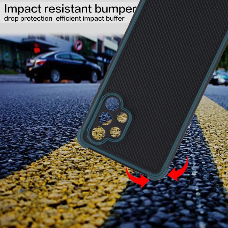 For Samsung Galaxy A32 4G Eagle Eye Armor Dual-color Shockproof TPU + PC Protective Case