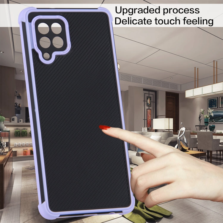 For Samsung Galaxy A42 5G Eagle Eye Armor Dual-color Shockproof TPU + PC Protective Case