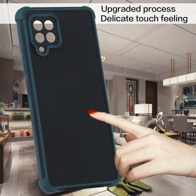 For Samsung Galaxy A42 5G Eagle Eye Armor Dual-color Shockproof TPU + PC Protective Case