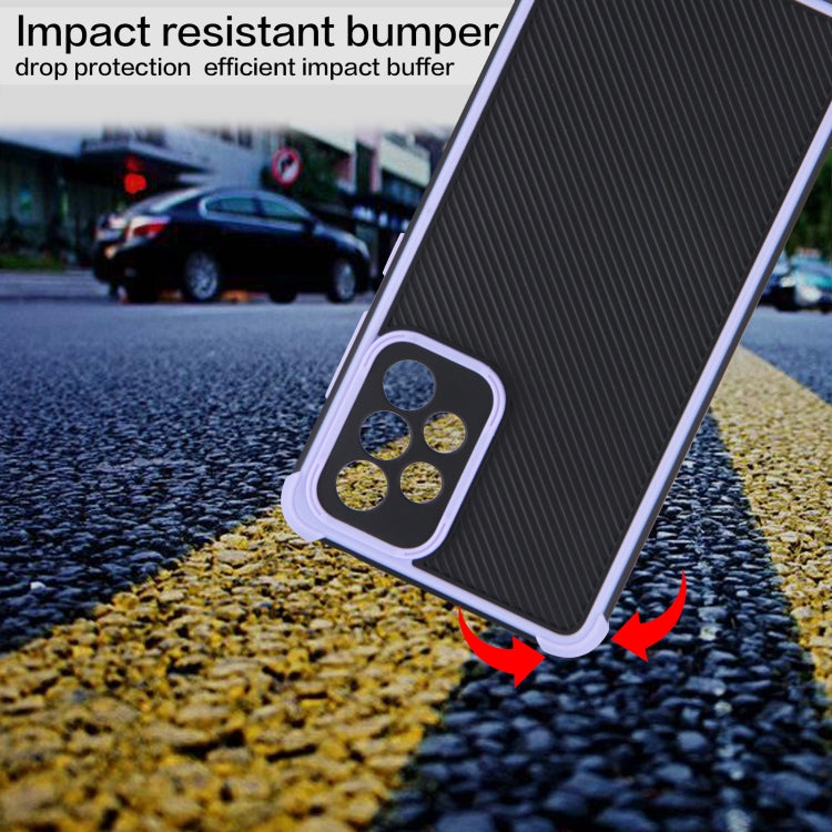 For Samsung Galaxy A52 5G Eagle Eye Armor Dual-color Shockproof TPU + PC Protective Case