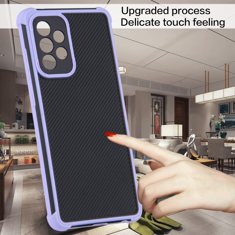 For Samsung Galaxy A52 5G Eagle Eye Armor Dual-color Shockproof TPU + PC Protective Case