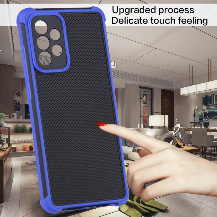 For Samsung Galaxy A72 5G Eagle Eye Armor Dual-color Shockproof TPU + PC Protective Case