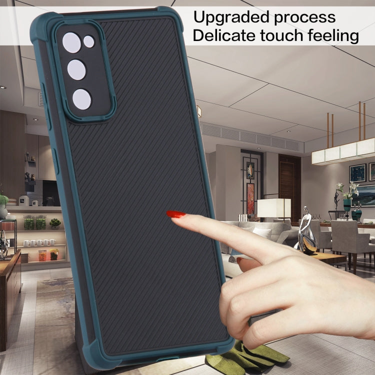For Samsung Galaxy S20 FE 4G / 5G Eagle Eye Armor Dual-color Shockproof TPU + PC Protective Case