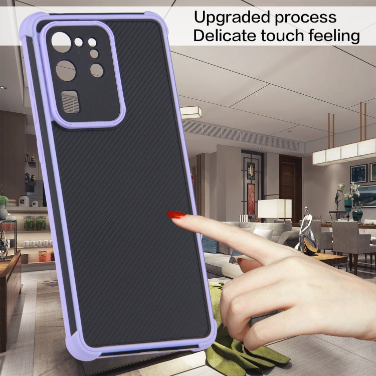 For Samsung Galaxy S20 Ultra Eagle Eye Armor Dual-color Shockproof TPU + PC Protective Case