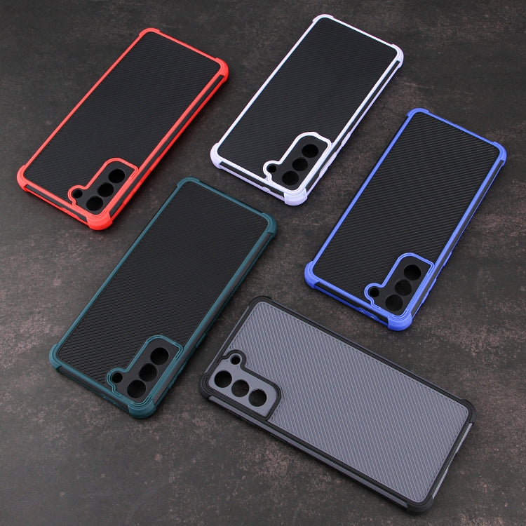 For Samsung Galaxy S21 5G Eagle Eye Armor Dual-color Shockproof TPU + PC Protective Case