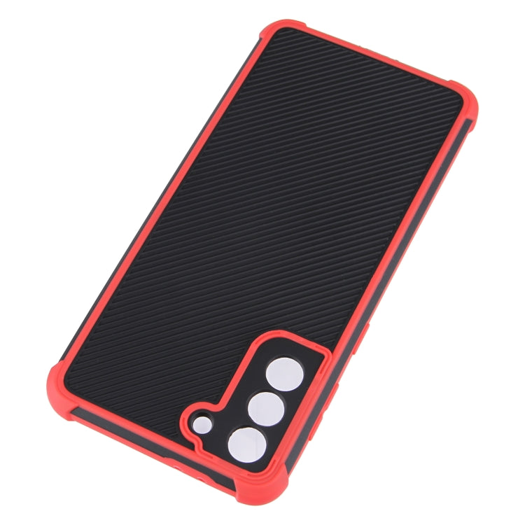 For Samsung Galaxy S21 5G Eagle Eye Armor Dual-color Shockproof TPU + PC Protective Case