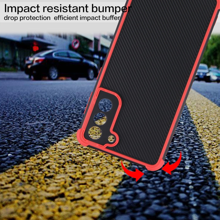 For Samsung Galaxy S21 FE Eagle Eye Armor Dual-color Shockproof TPU + PC Protective Case