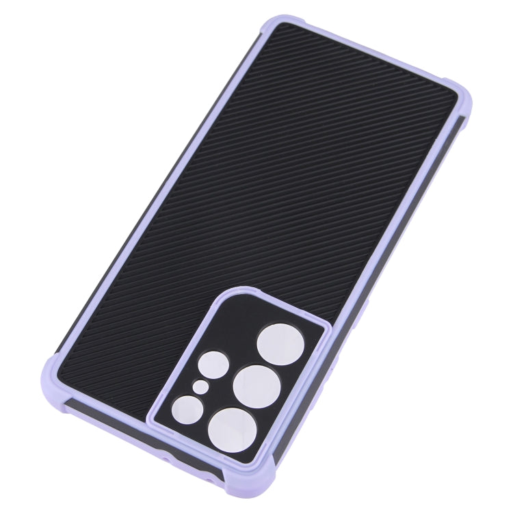 For Samsung Galaxy S21 Ultra 5G Eagle Eye Armor Dual-color Shockproof TPU + PC Protective Case
