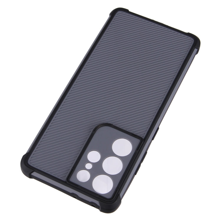 For Samsung Galaxy S21 Ultra 5G Eagle Eye Armor Dual-color Shockproof TPU + PC Protective Case