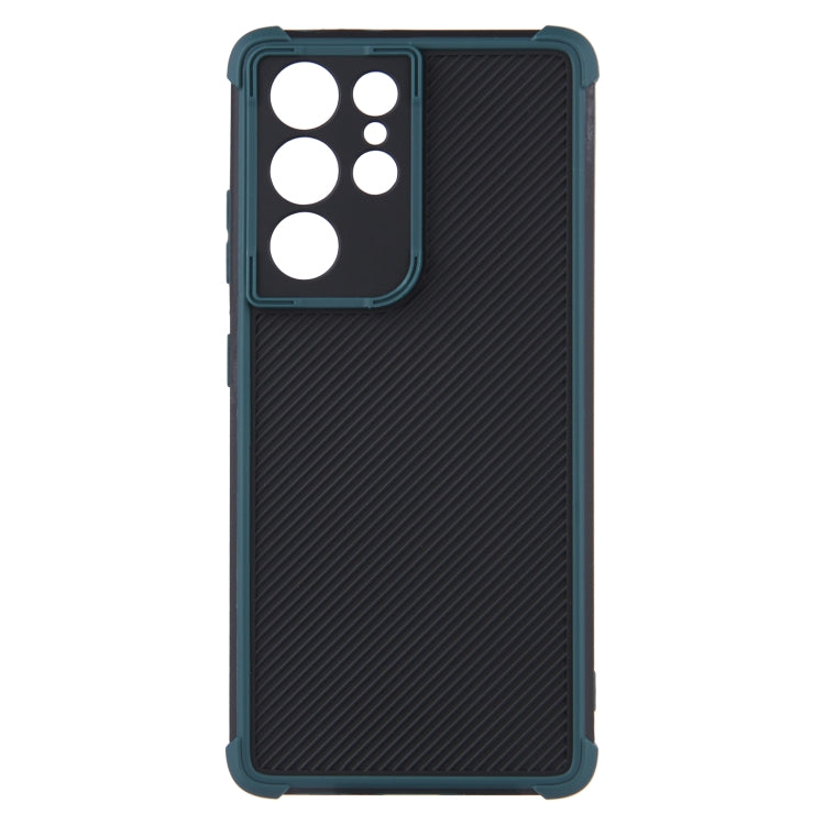 For Samsung Galaxy S21 Ultra 5G Eagle Eye Armor Dual-color Shockproof TPU + PC Protective Case