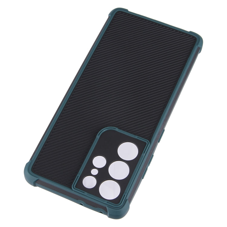 For Samsung Galaxy S21 Ultra 5G Eagle Eye Armor Dual-color Shockproof TPU + PC Protective Case