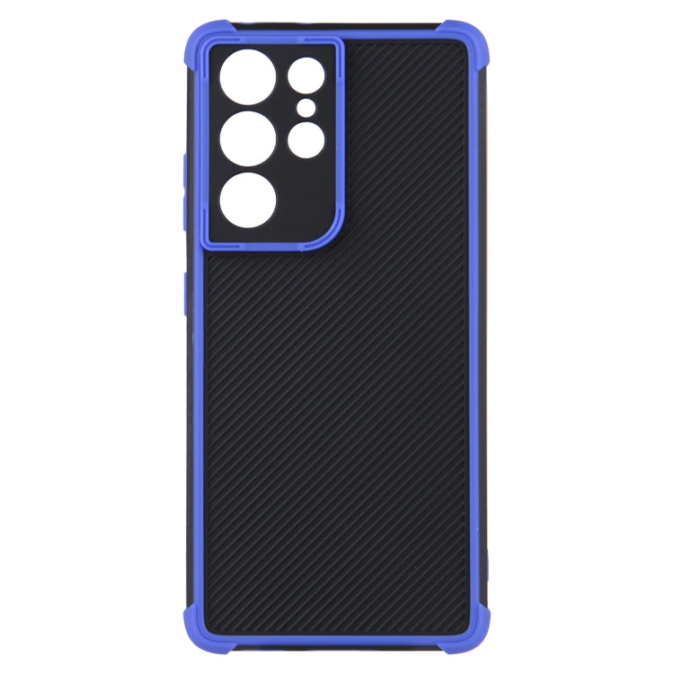 For Samsung Galaxy S21 Ultra 5G Eagle Eye Armor Dual-color Shockproof TPU + PC Protective Case