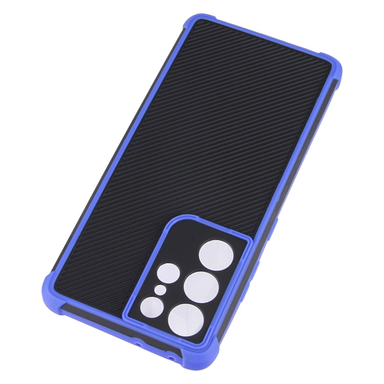 For Samsung Galaxy S21 Ultra 5G Eagle Eye Armor Dual-color Shockproof TPU + PC Protective Case