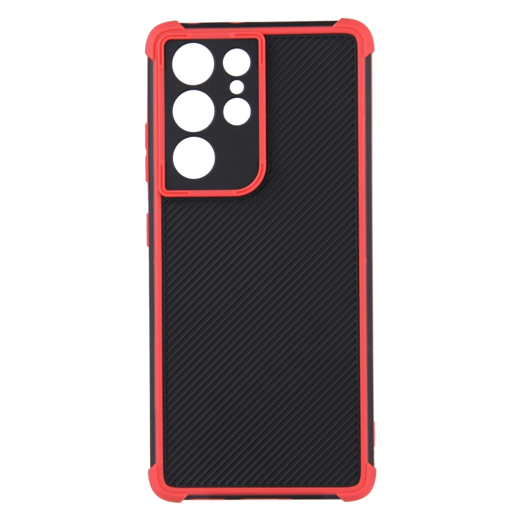 For Samsung Galaxy S21 Ultra 5G Eagle Eye Armor Dual-color Shockproof TPU + PC Protective Case