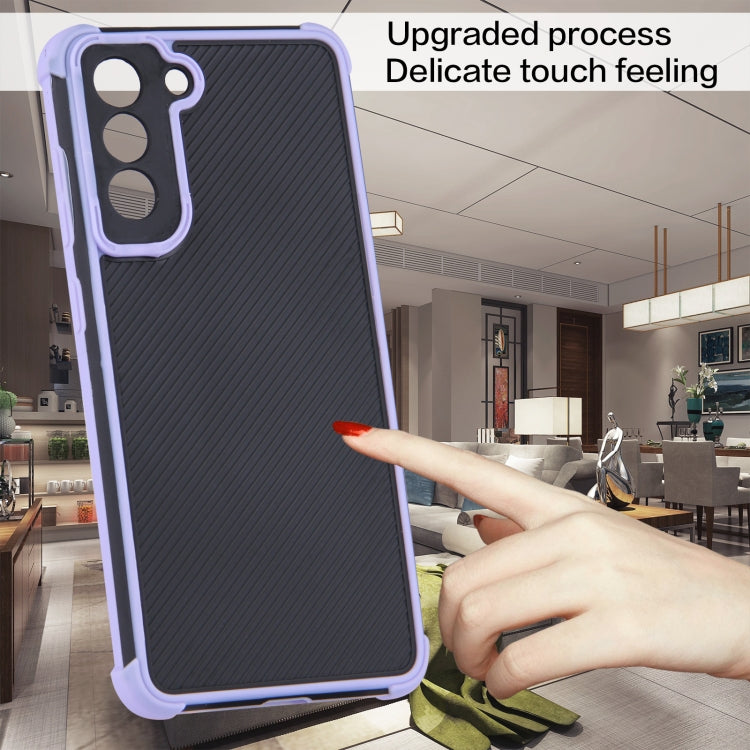 For Samsung Galaxy S21+ 5G Eagle Eye Armor Dual-color Shockproof TPU + PC Protective Case