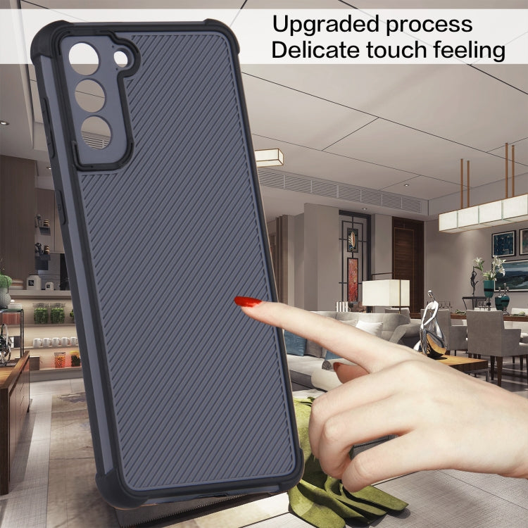 For Samsung Galaxy S21+ 5G Eagle Eye Armor Dual-color Shockproof TPU + PC Protective Case
