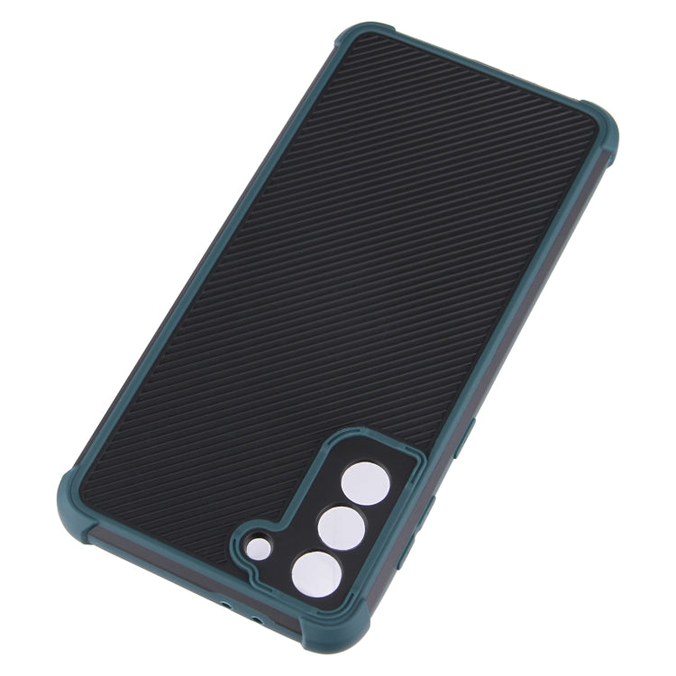 For Samsung Galaxy S21+ 5G Eagle Eye Armor Dual-color Shockproof TPU + PC Protective Case