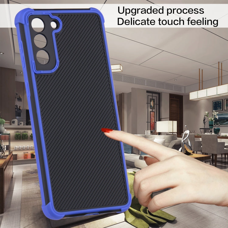 For Samsung Galaxy S21+ 5G Eagle Eye Armor Dual-color Shockproof TPU + PC Protective Case