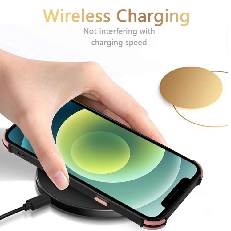 For iPhone 13 Dream PU+TPU Four-corner Shockproof Back Cover Case with Card Slots & Holder