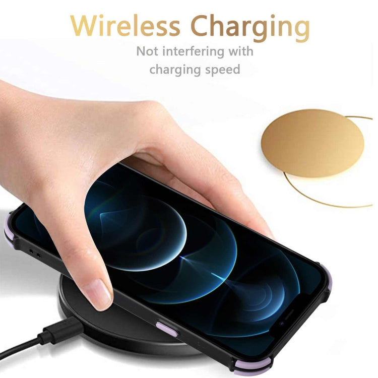 For iPhone 13 Pro Dream PU+TPU Four-corner Shockproof Back Cover Case with Card Slots & Holder