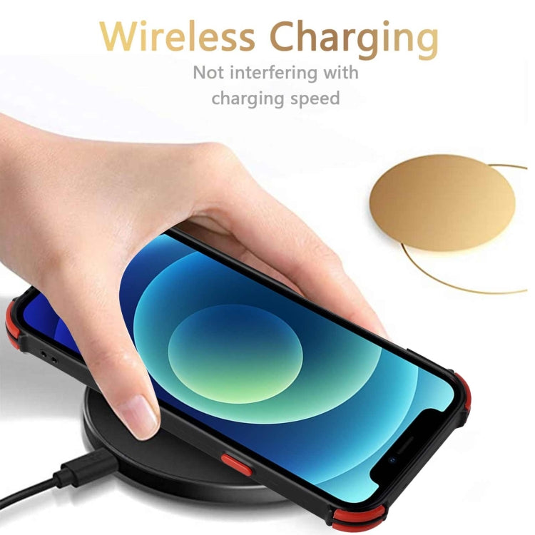 For iPhone 12 mini Dream PU+TPU Four-corner Shockproof Back Cover Case with Card Slots & Holder