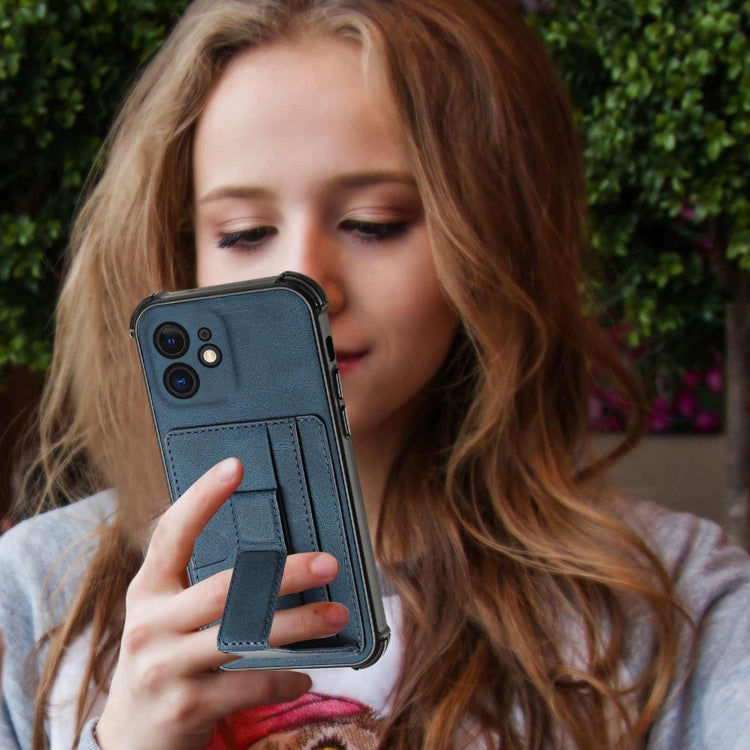 For iPhone 11 Dream PU+TPU Four-corner Shockproof Back Cover Case with Card Slots & Holder