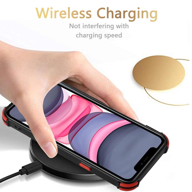 For iPhone 11 Dream PU+TPU Four-corner Shockproof Back Cover Case with Card Slots & Holder