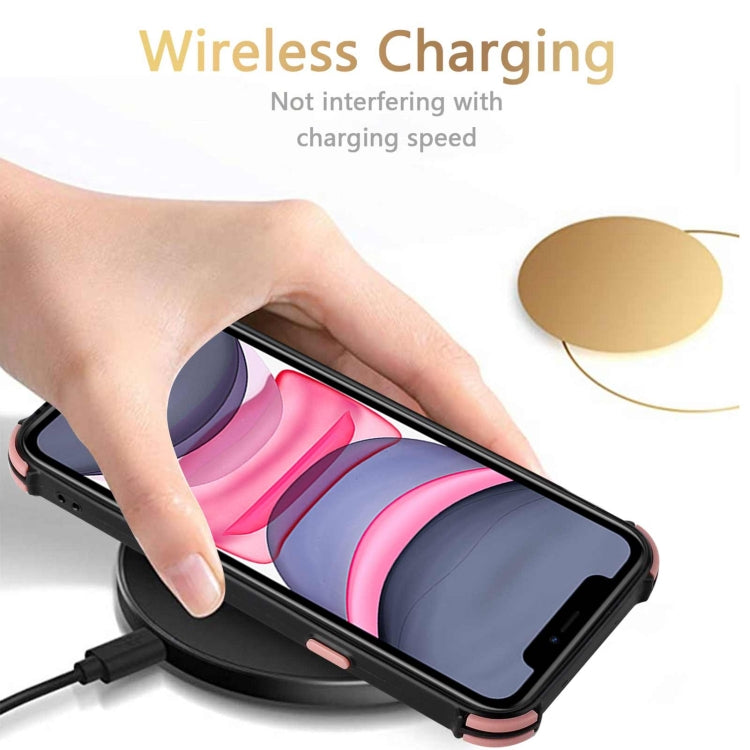 For iPhone 11 Dream PU+TPU Four-corner Shockproof Back Cover Case with Card Slots & Holder