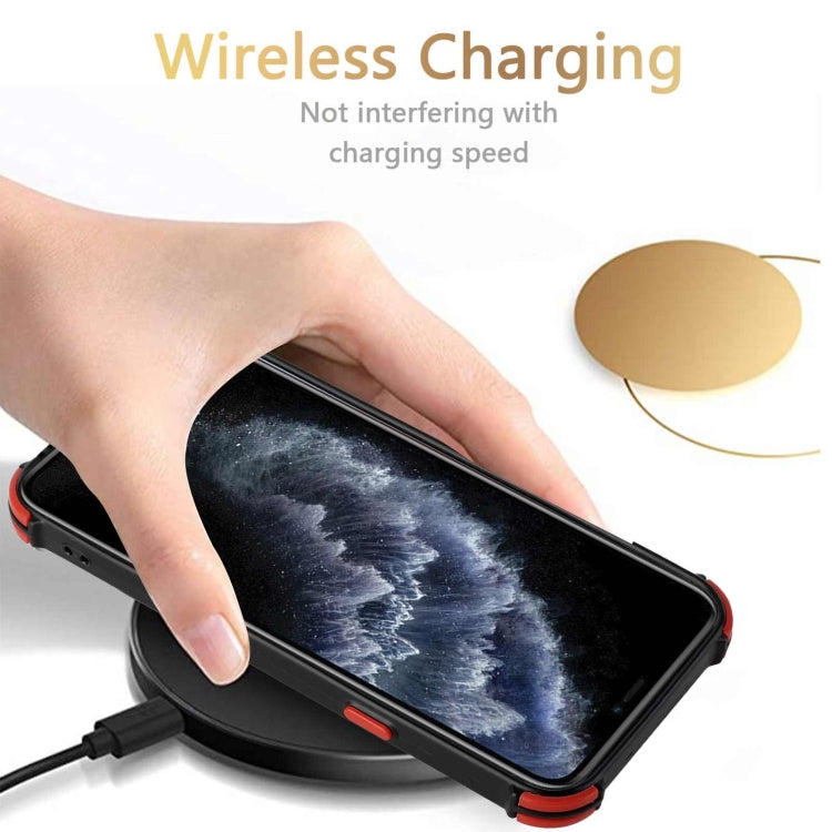 For iPhone 11 Pro Max Dream PU+TPU Four-corner Shockproof Back Cover Case with Card Slots & Holder