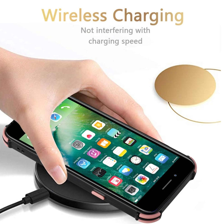 Dream PU+TPU Four-corner Shockproof Back Cover Case with Card Slots & Holder For iPhone 8 Plus / 7  Plus