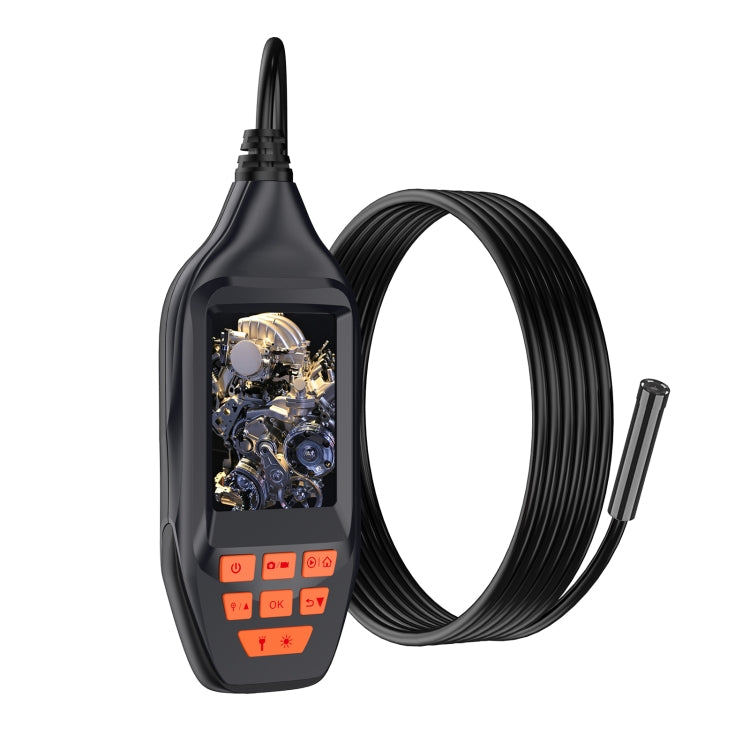 M30 720P 8mm Single Lens HD Industrial Digital Endoscope with 3.0 inch TFT Screen, Cable Length:1m Hard Cable(Black)