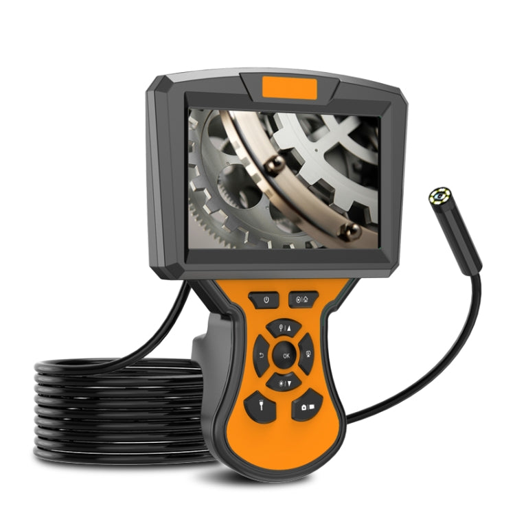 M50 1080P 8mm Single Lens HD Industrial Digital Endoscope with 5.0 inch IPS Screen, Cable Length:10m Hard Cable