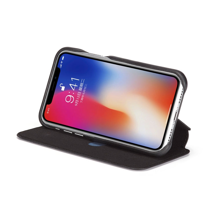For iPhone X / XS Hon Ancient Series Leather Case with Card Slots & Holder & Wallet