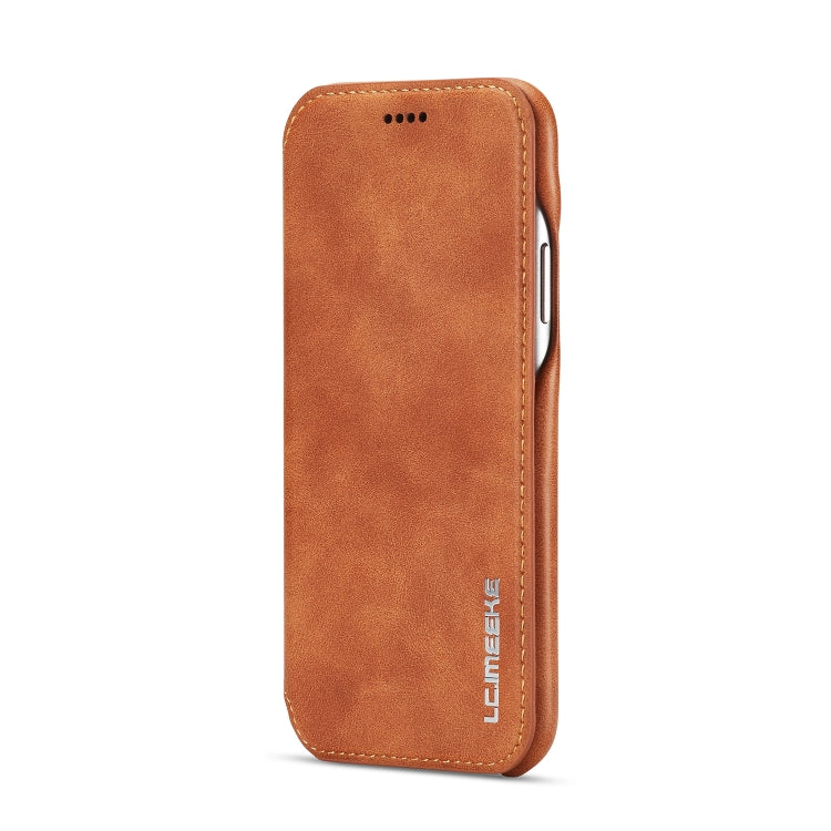 For iPhone X / XS Hon Ancient Series Leather Case with Card Slots & Holder & Wallet