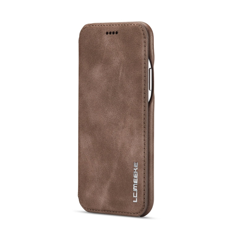 For iPhone X / XS Hon Ancient Series Leather Case with Card Slots & Holder & Wallet
