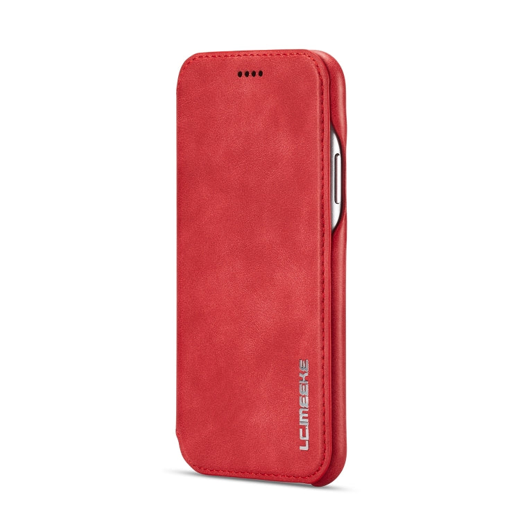 For iPhone X / XS Hon Ancient Series Leather Case with Card Slots & Holder & Wallet