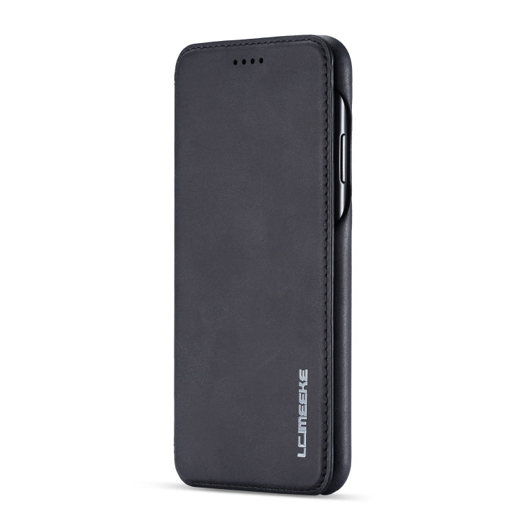 For iPhone XS Max Hon Ancient Series Leather Case with Card Slots & Holder & Wallet