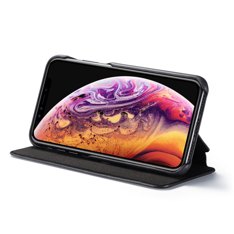 For iPhone XS Max Hon Ancient Series Leather Case with Card Slots & Holder & Wallet