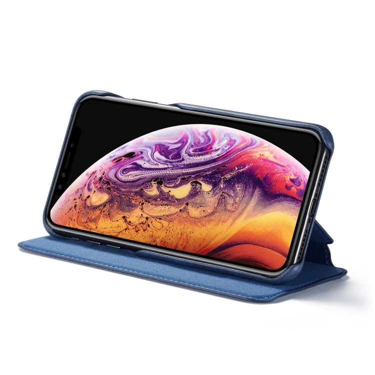 For iPhone XS Max Hon Ancient Series Leather Case with Card Slots & Holder & Wallet