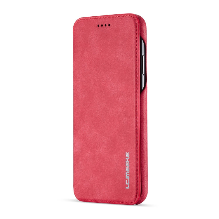 For iPhone XS Max Hon Ancient Series Leather Case with Card Slots & Holder & Wallet