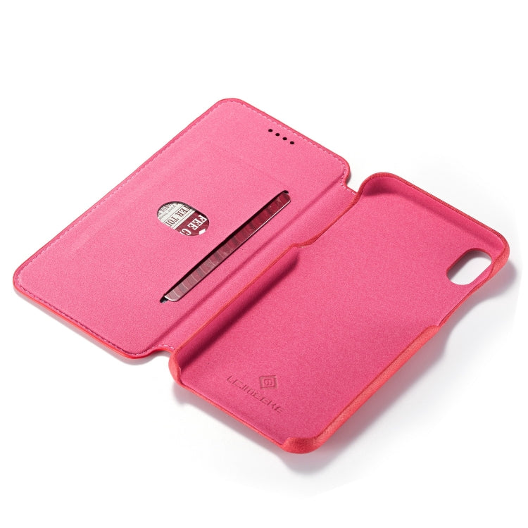 For iPhone XS Max Hon Ancient Series Leather Case with Card Slots & Holder & Wallet