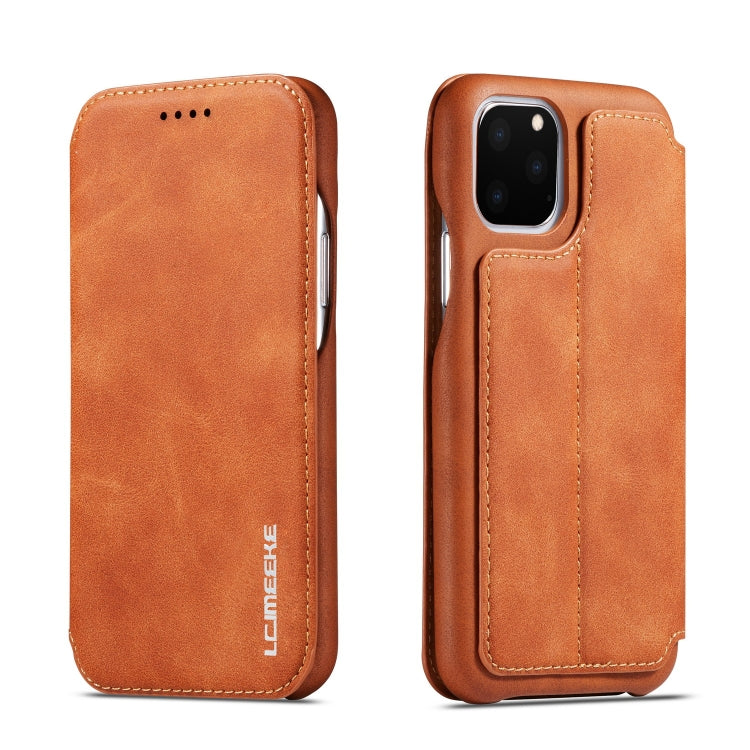 For iPhone 11 Hon Ancient Series Leather Case with Card Slots & Holder & Wallet