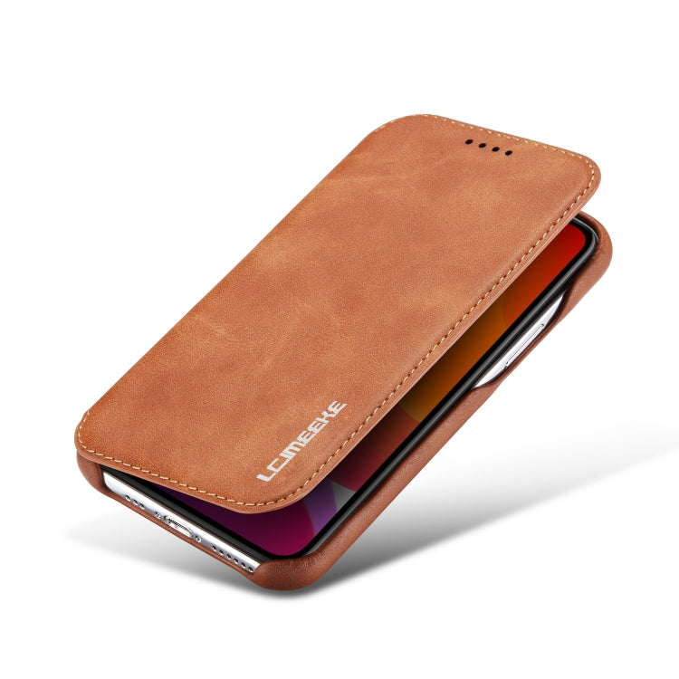 For iPhone 11 Hon Ancient Series Leather Case with Card Slots & Holder & Wallet