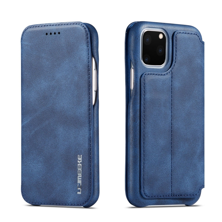 For iPhone 11 Hon Ancient Series Leather Case with Card Slots & Holder & Wallet