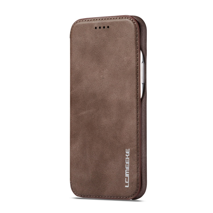 For iPhone 11 Hon Ancient Series Leather Case with Card Slots & Holder & Wallet