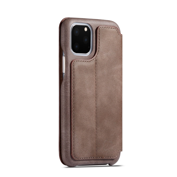 For iPhone 11 Hon Ancient Series Leather Case with Card Slots & Holder & Wallet